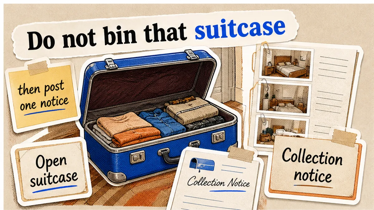 How to Inventory Goods Left Behind and File the Collection Notice