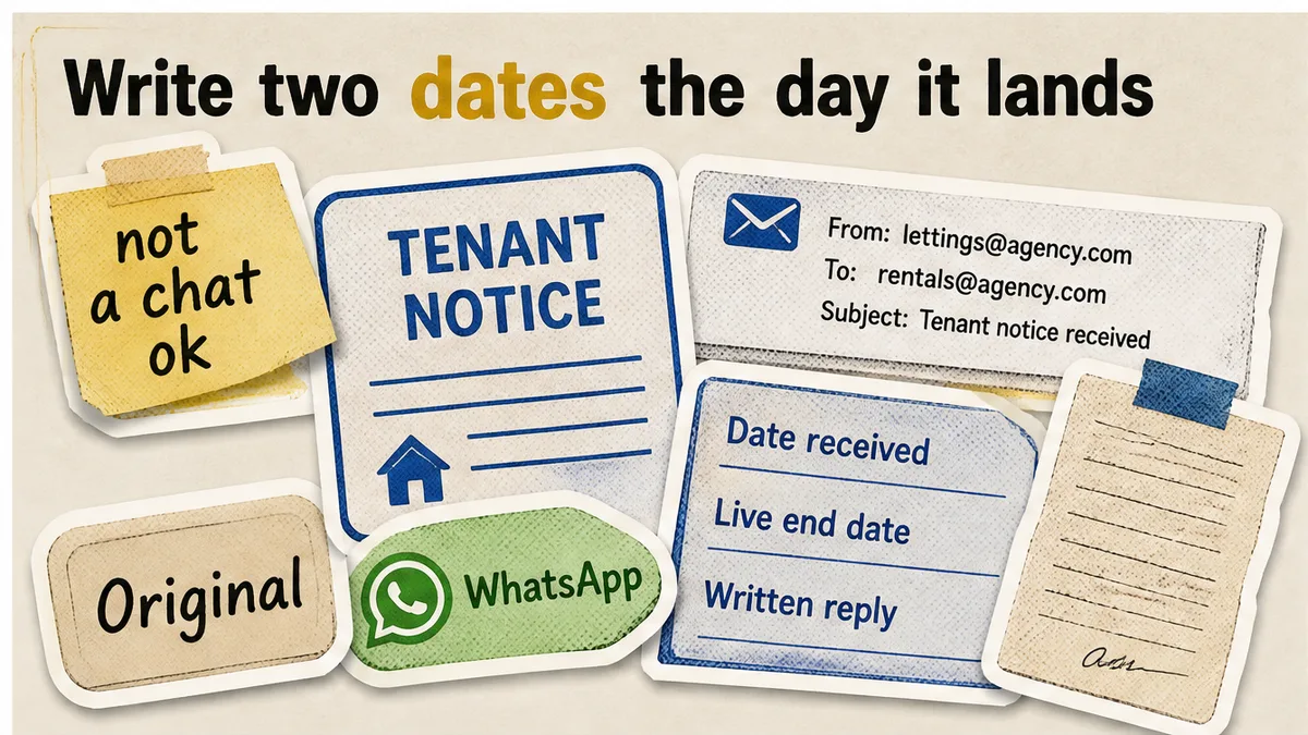 How to Log a Tenant’s Notice to End a Periodic Tenancy (Dates, Reply, Keys Plan)