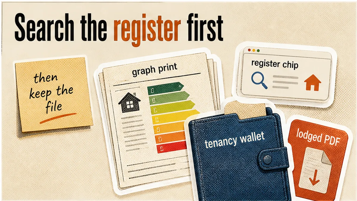How to Get an EPC for a Rental and Keep the Certificate With the Tenancy File