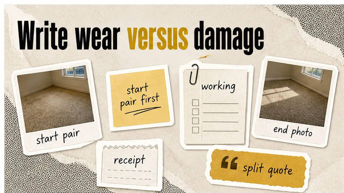How Landlords Document Fair Wear and Tear vs Damage on the Check-Out File
