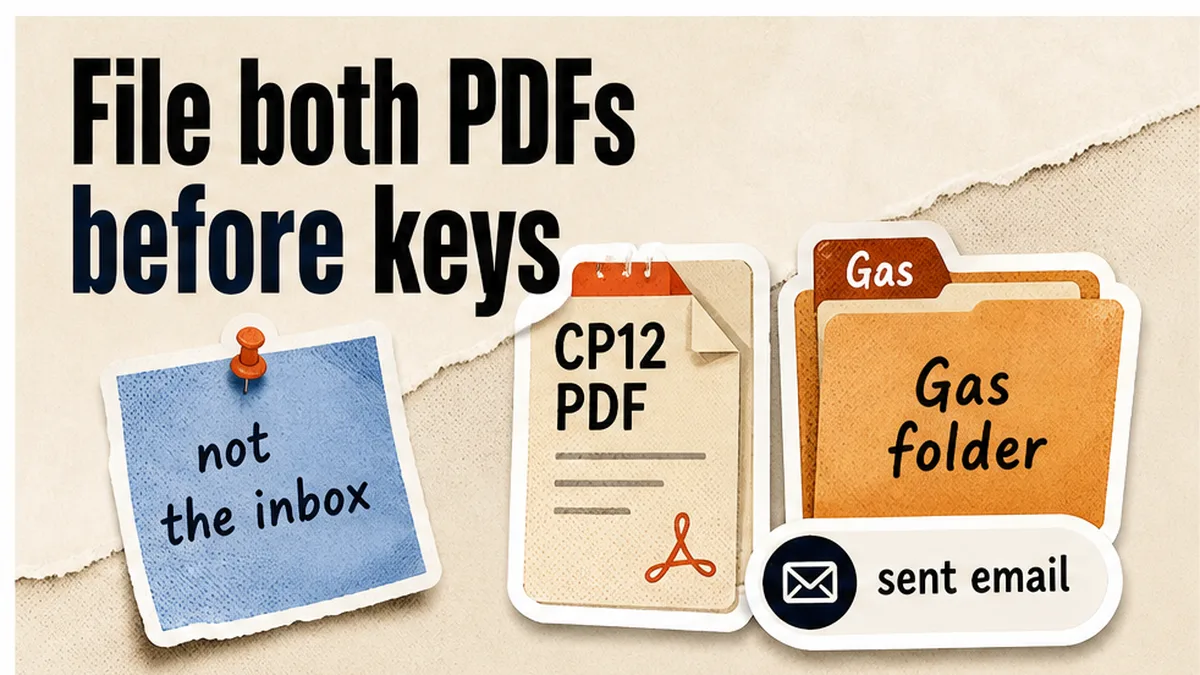 How to Store and Renew a Gas Safety Certificate So the File Is Ready When Asked
