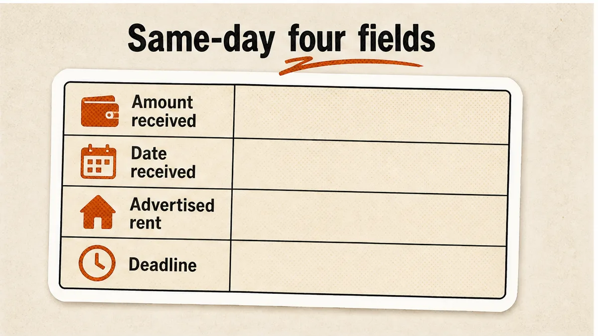Holding Deposit: What to Record From the Day the Money Lands