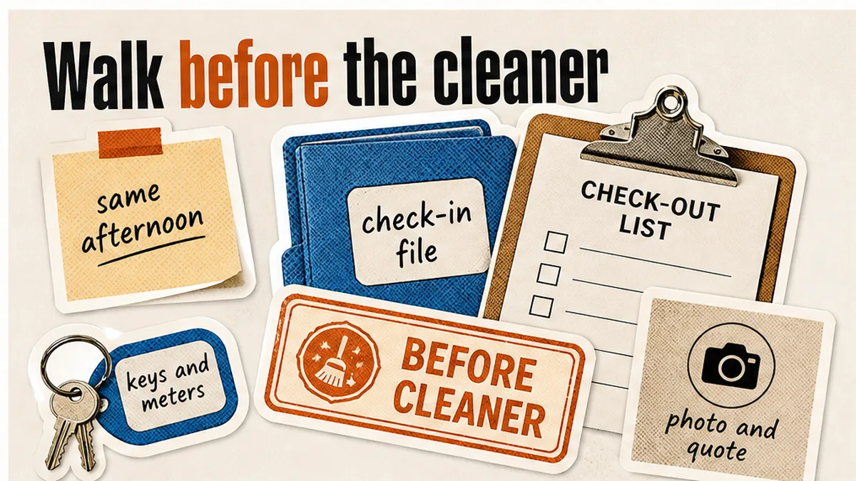 How to Complete a Tenancy Check-Out Report Against the Check-In File
