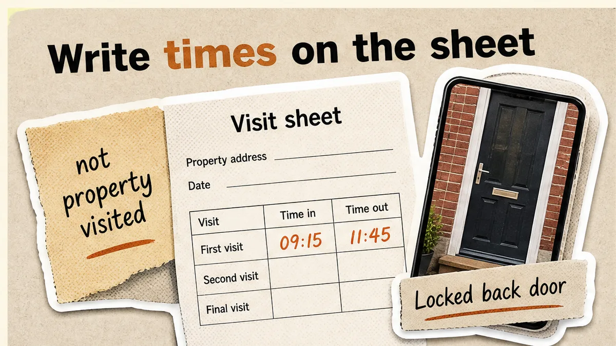 How to Keep a Vacant Property Inspection Log So Each Void Visit Is Dated
