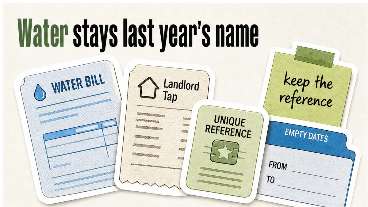 How to Notify the Water Company When a Tenancy Changes (and Keep the Proof)